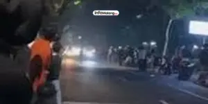 Balap Liar di Jalan Veteran Tak Hanya Sepeda Motor, Ternyata Ada Mobil Juga