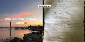 Bikin Haru! Doa dan Harapan Seorang Ayah Ditemukan di Secarik Kertas