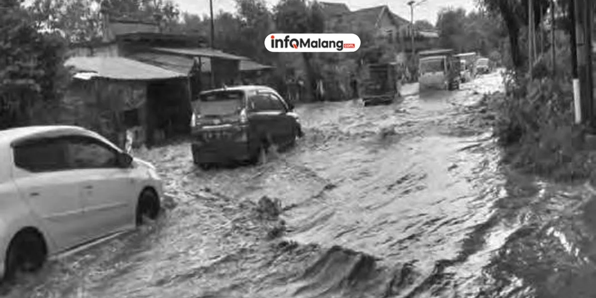 Bunulrejo Blimbing Malang Terancam Bencana Lanjutan, Longsor 8 meter Sungai Belum Ditangani