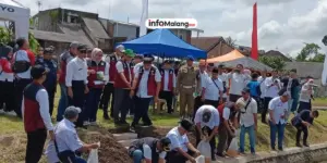 Bupati Malang Tebar 10 Ribu Bibit Ikan Nila untuk Ketahanan Pangan