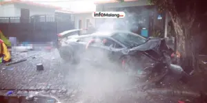 Bus Patas Surabaya-Malang Tabrak Truk di Tol Singosari, Tidak Ada Korban Jiwa