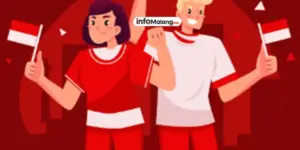 CFD Edisi Spesial HUT ke-80 RI di Kota Malang, Ribuan Warga Meriahkan Jalan Ijen dengan Nuansa Merah Putih