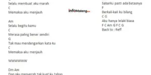 Chord Aku yang Malang dan Liriknya, Pasti Bisa Main!