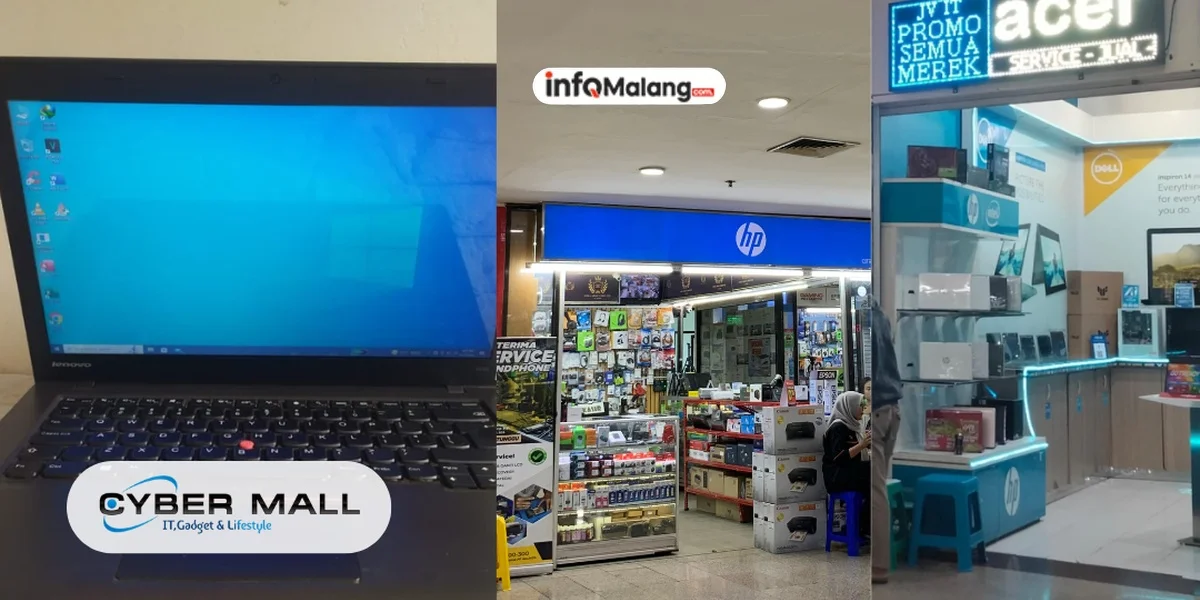 Cyber Mall Malang, Tempat Servis Laptop Paling Recommended