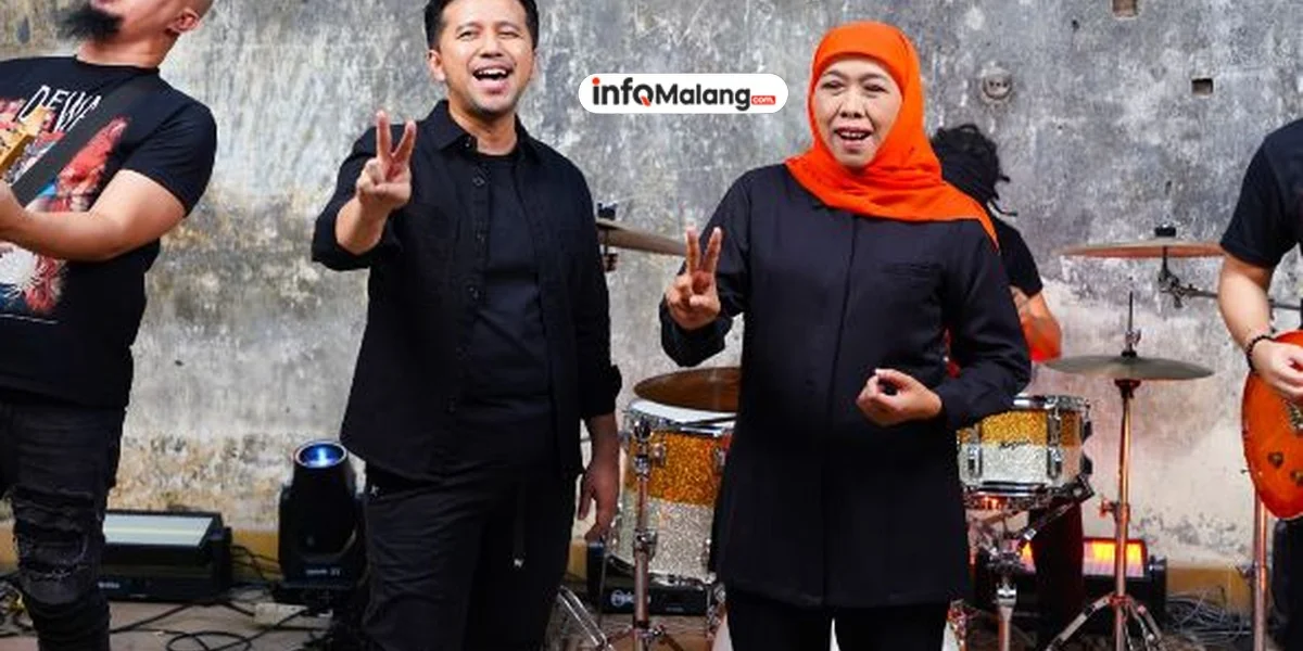 DEWA 19 Kolaborasi dengan Khofifah Indar Parawansa dan Emil Dardak dalam Lagu Hidup adalah Perjuangan