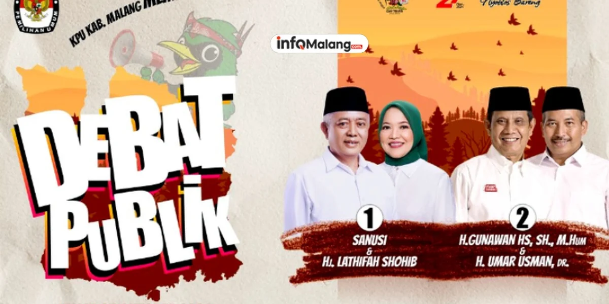 Debat Publik Perdana Pilbup Malang 2024 Siap Digelar