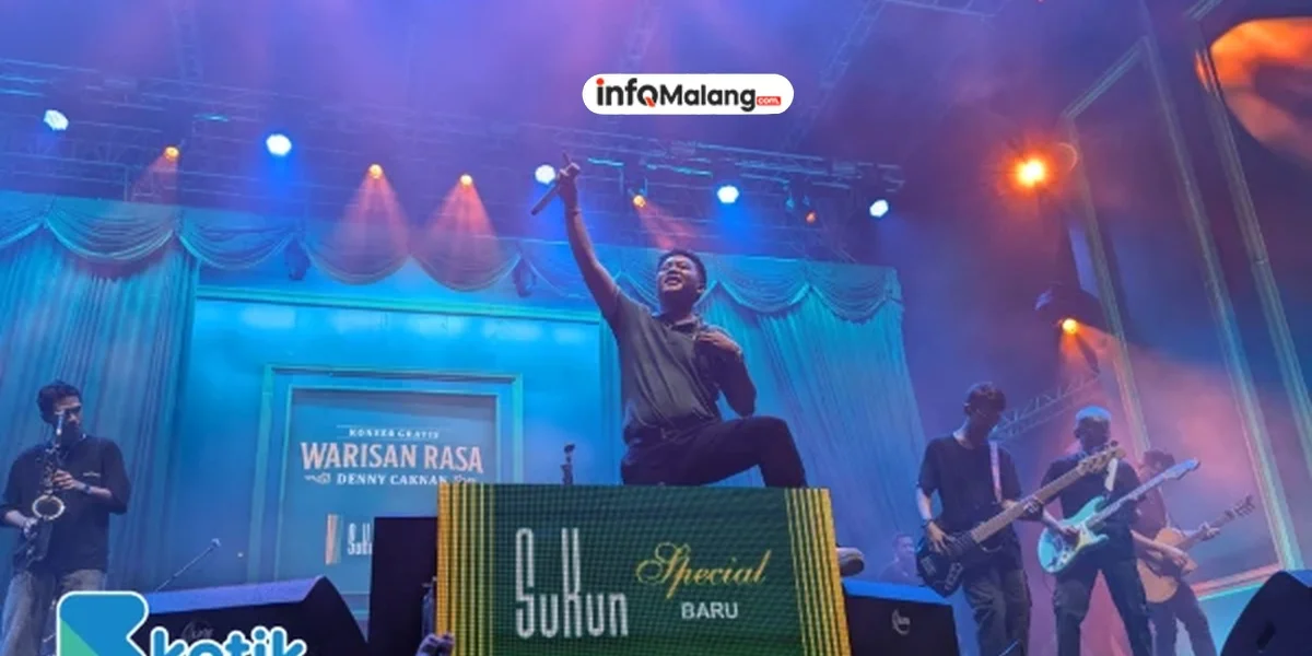 Denny Caknan Guncang Tahun Baru 2025 di Kota Malang