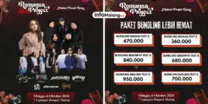 Dewa 19 dan Rossa Guncang Kota Malang di Romansa Project Festival