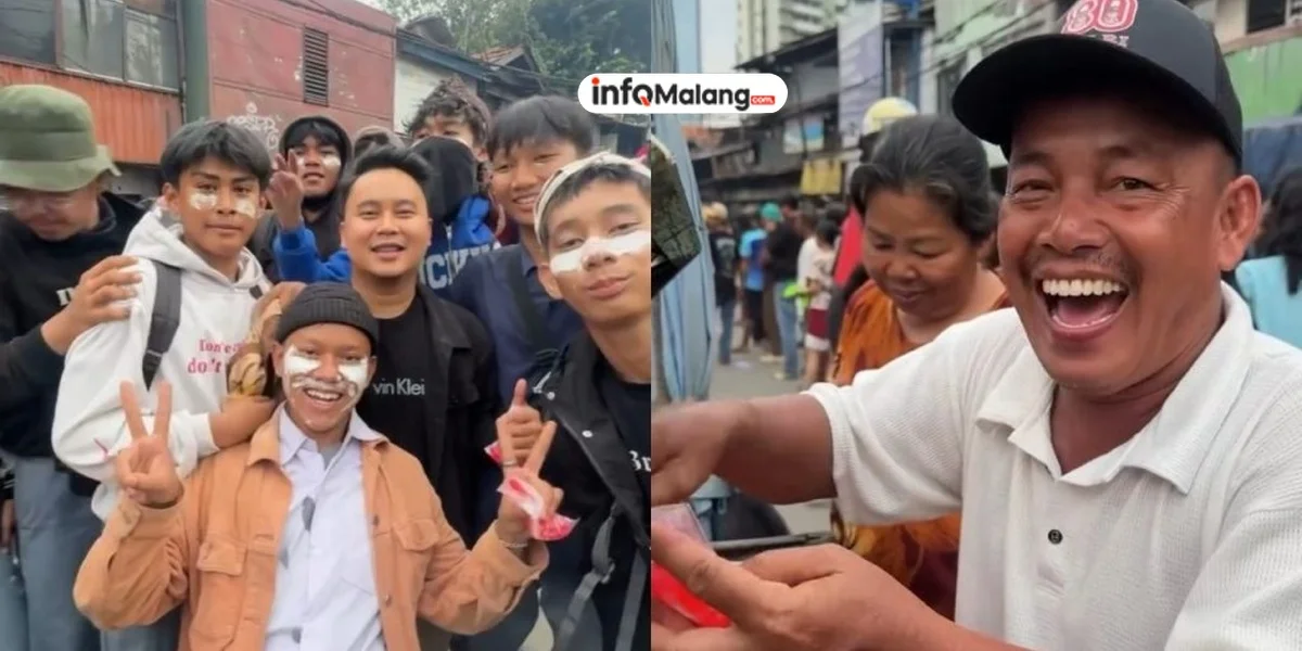 Donny Ramadhan Borong Dagangan Pak Mardi Penjual Kolang-Kaling di Tengah Demo, Bayar Rp1 Juta