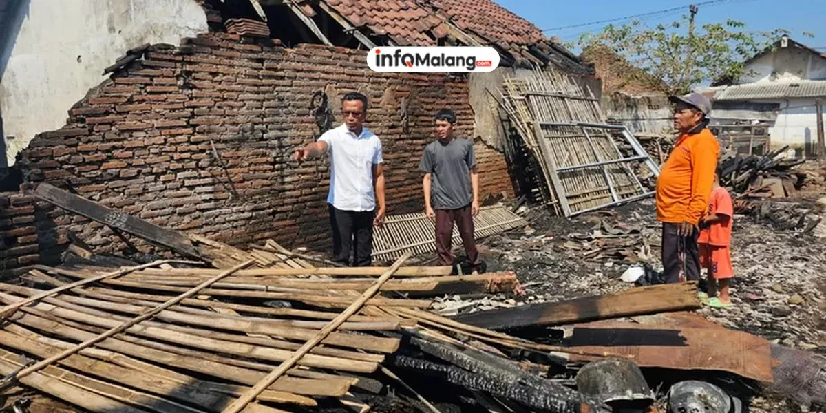 Dua Kebakaran Melanda Kabupaten Malang dalam Semalam