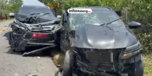 Dua Mobil Alami Kecelakaan Terjun ke Jurang di Jalur Ekstrem Batu-Mojokerto Akibat Rem Blong