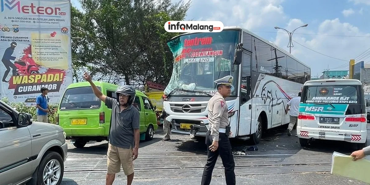 Dua Motor Tabrakan di Singosari, Pengendara Vario Tewas di Tempat
