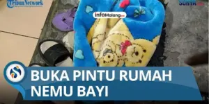 Dua Orang Diduga Pembuang Bayi di Malang Terekam CCTV