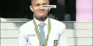 Dzaky, Imam Muda yang Pimpin Shalat Iduladha di Lapangan Desa Sumbersekar Kab. Malang