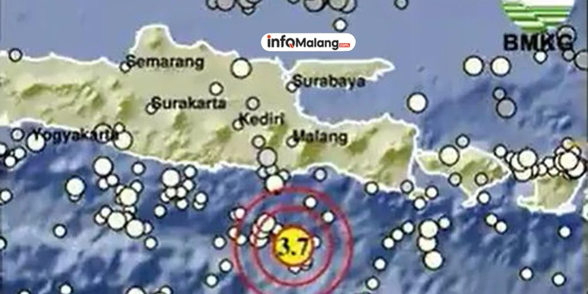 Gempa Bumi dengan Kekuatan 3.7 Guncang Kabupaten Malang