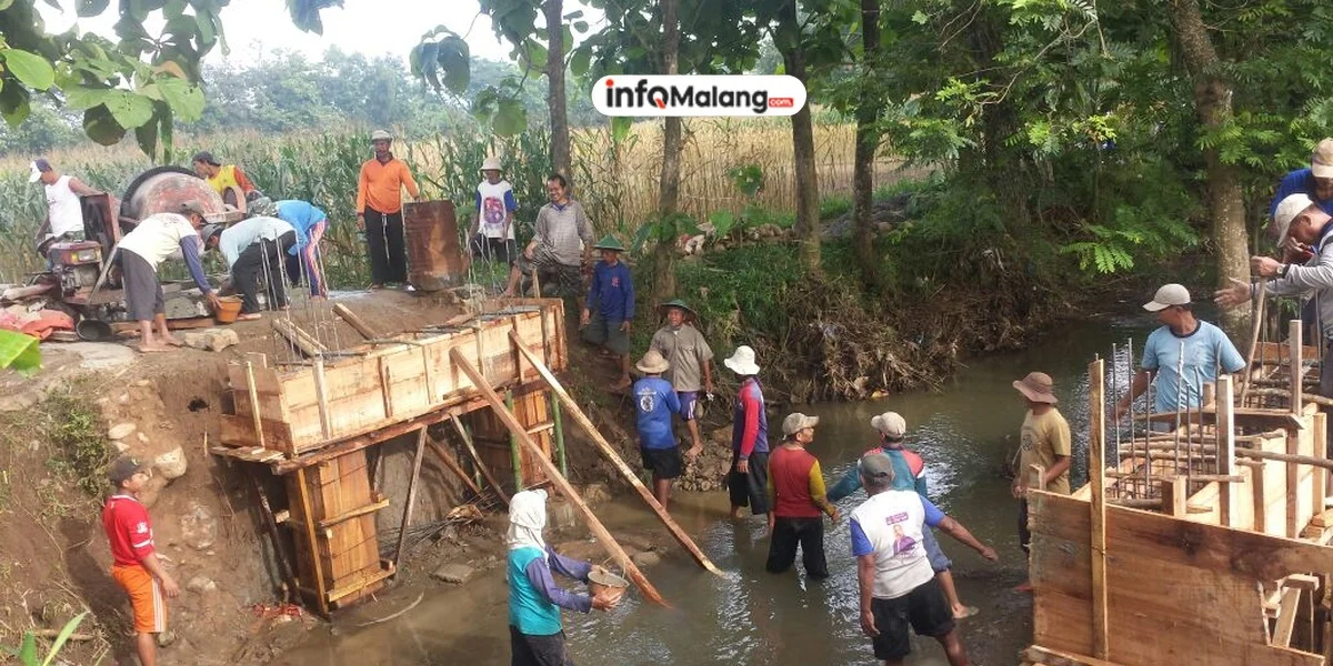 Gotong Royong Warga Desa Pendem Usai Karnaval Suroan: Cermin Budaya dan Kepedulian Lingkungan berlangsung sejak Kamis pagi (17/7/2025)
