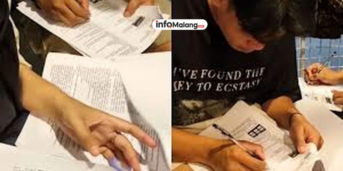 Guru Santai Nongkrong Sambil Ngecek Ujian Murid-Muridnya, Momen Bareng Temen Jadi Sorotan