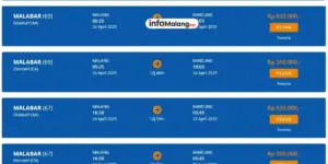 Harga Tiket Kereta Malang ke Solo