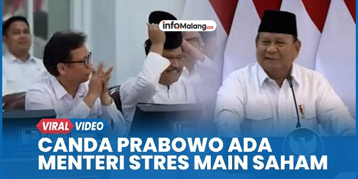 Heboh! Prabowo Singgung Siapa Saja yang Stres Harga Saham Anjlok!