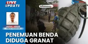 Heboh Temuan Diduga Granat di Rumah Calon Dapur MBG Blimbing Malang, Polisi Pasang Garis Polisi