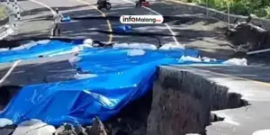 Hujan Deras Sebabkan Longsor Parah, Akses Jalur Lintas Selatan Malang Terputus