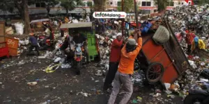 Jembatan Pasar Gadang Penuh Sampah, DLH Malang Minta Kesadaran Warga