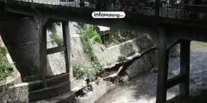 Jembatan Splendid Malang Kembali Retak dan Ambles, Pemkot Segera Perbaiki