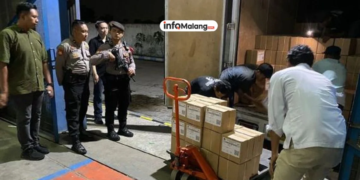 KPU Kabupaten Malang Terima 2 Juta Surat Suara untuk Pilkada 2024