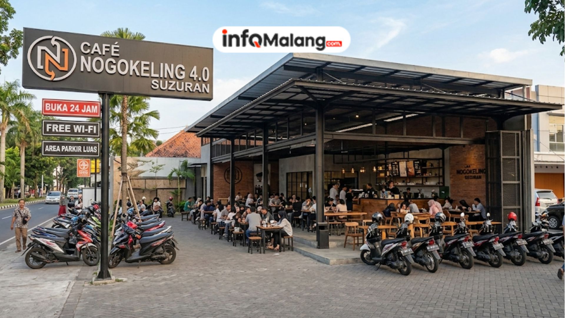 Kafe Nogokeling Araya Malang Hadir dengan Konsep Brutalist, Spot Nongkrong Baru Anak Muda