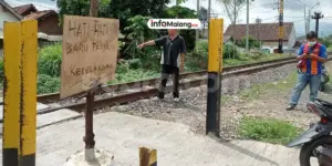Kakek 67 Tahun Tewas Terserempet Kereta Api di Kepanjen