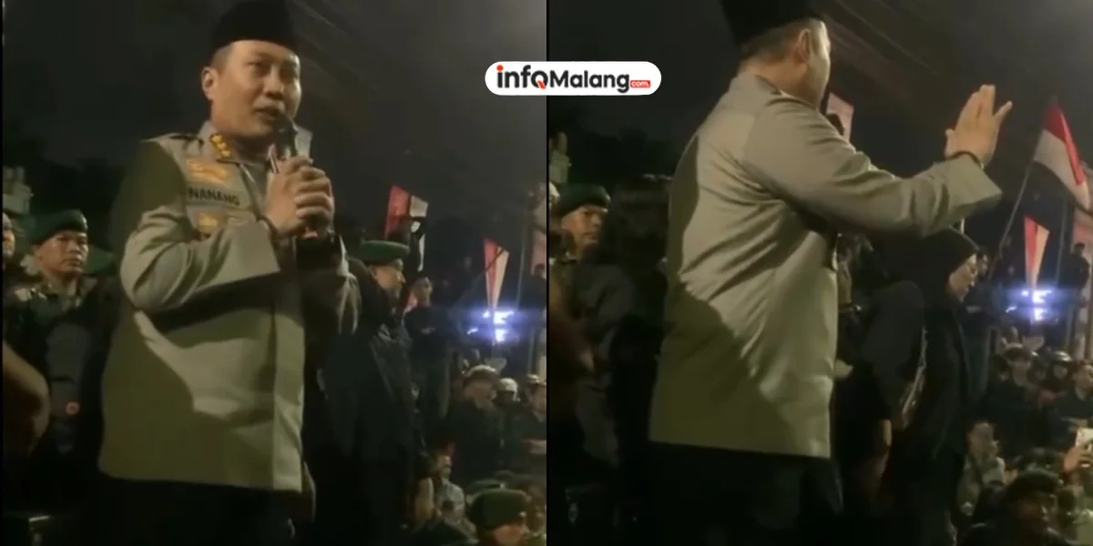 Kapolresta Malang Kota Temui Demonstran dan Minta Maaf atas Meninggalnya Alm Affan di Jakarta