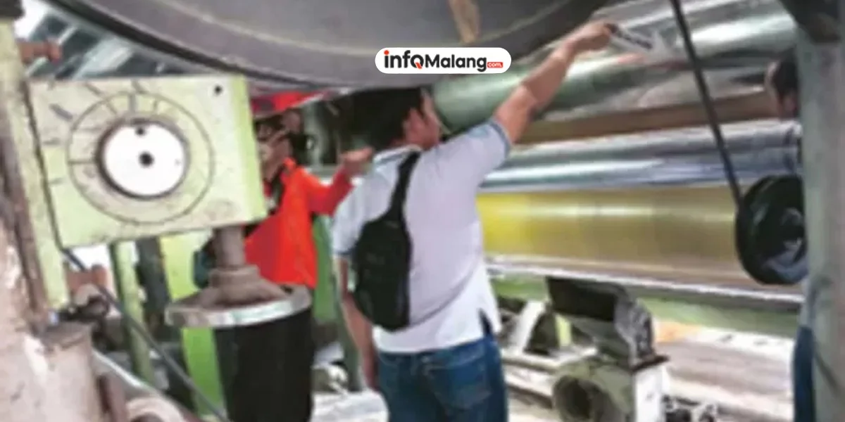 Karyawan Pabrik Kertas di Malang Tewas Terjepit Mesin Penggiling