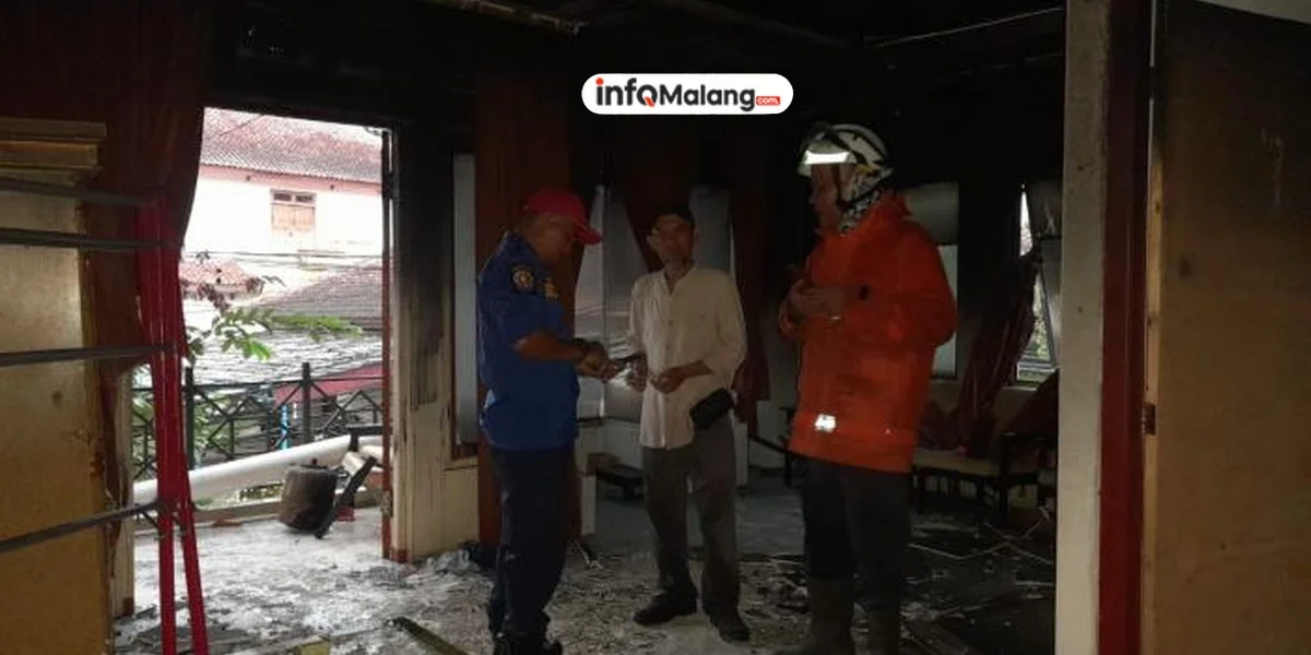 Kebakaran Beruntun Guncang Kota Malang, Satu Rumah dan Lahan Rongsokan Terbakar