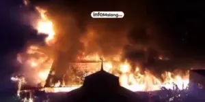 Kebakaran Melanda Hotel Pondok Jatim Park Kota Batu, Diduga Akibat Korsleting AC