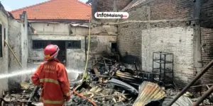 Kebakaran Rumah di Kota Malang Diduga Akibat Lupa Mematikan Kompor