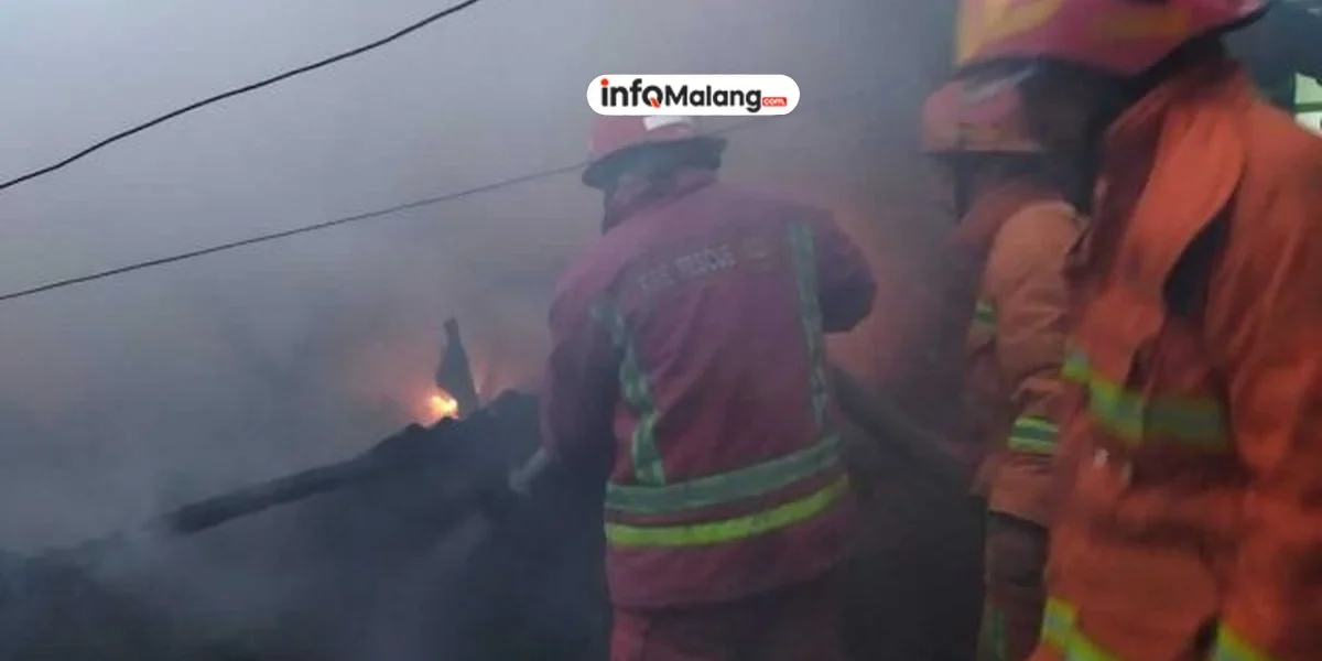 Kebakaran di Klojen, Dapur Rumah Terbakar, Tak Ada Korban Jiwa