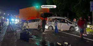 Kecelakaan Beruntun di Malang Libatkan Beberapa Kendaraan dan Korban Luka