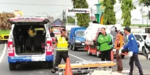 Kecelakaan Maut di Bululawang, Pengendara Honda Beat Tewas Terlindas Truk Gandengan