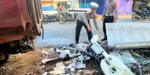 Kecelakaan Maut di Jalan Raya Pandanrejo, Pengendara Motor Tewas