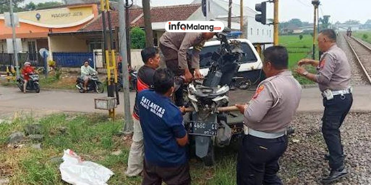 Kecelakaan Maut di Malang: Dua Pemotor Tewas Tertabrak Kereta Api Matarmaja