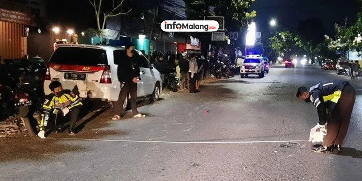Kecelakaan Maut di Malang: Motor Tabrak Pejalan Kaki, Pengendara Tewas