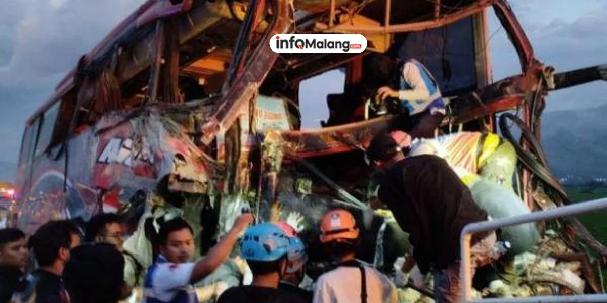 Kecelakaan Tragis Bus Pelajar SMP Bogor di Tol Pandaan-Malang, Empat Orang Meninggal Dunia
