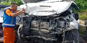 Kecelakaan Tunggal di Jalur Lintas Selatan Malang, Sopir Tewas Empat Penumpang Luka-Luka