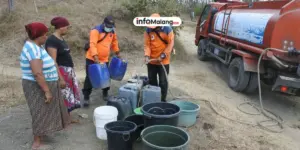 Kekeringan Melanda Malang Selatan, BPBD Distribusikan Ratusan Ribu Liter Air Bersih