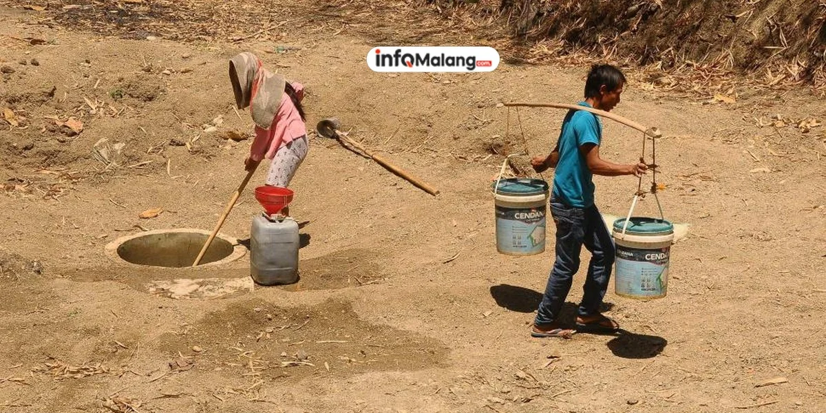 Kekeringan Melanda Malang Selatan, Warga Terpaksa Beli Air Hingga Ratusan Ribu Per Bulan