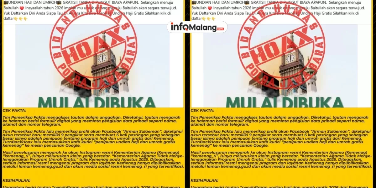 Kemenag Klarifikasi Hoaks Umrah Gratis 2025 yang Beredar di Media Sosial
