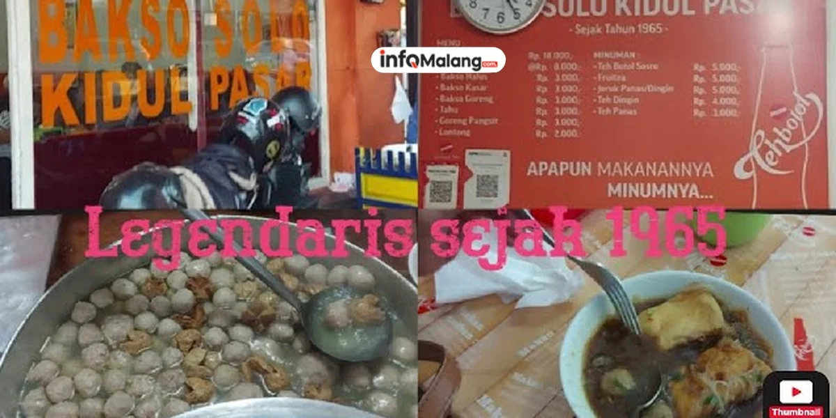 Kenikmatan Bakso Kidul Pasar Malang yang Legendaris