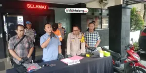 Komplotan Curanmor Surabaya Dibekuk Saat Beraksi di Malang