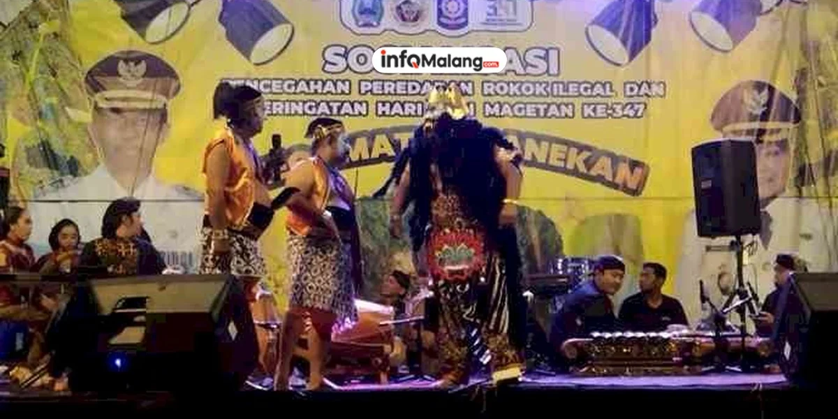 Konser Dangdut di Malang Jadi Media Sosialisasi Gempur Rokok Ilegal
