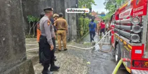 Korsleting Listrik Picu Kebakaran Rumah Kos di Malang